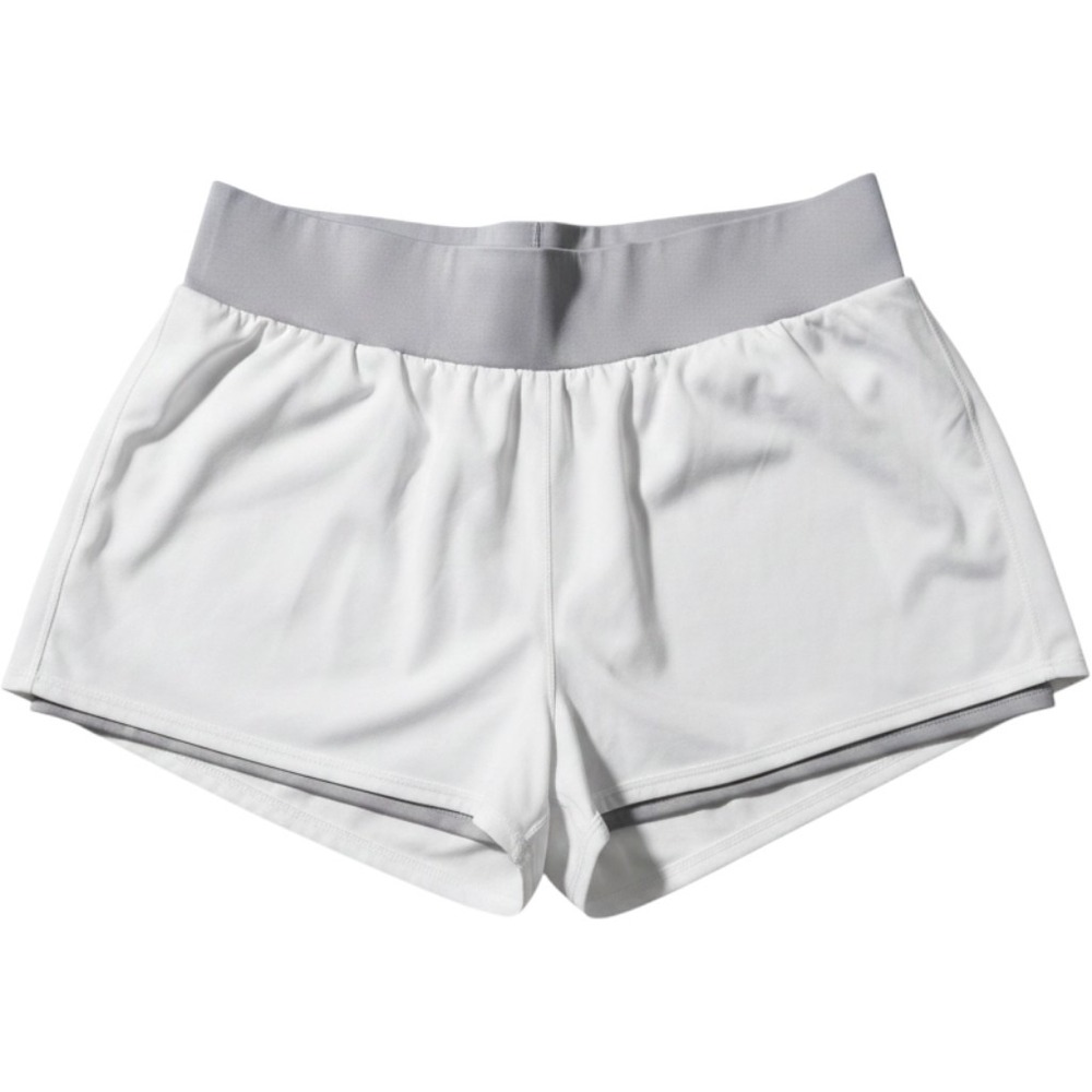 Fabletics Womens‎ White 2-in-1 Athletic Running Shorts Size L SO1932399